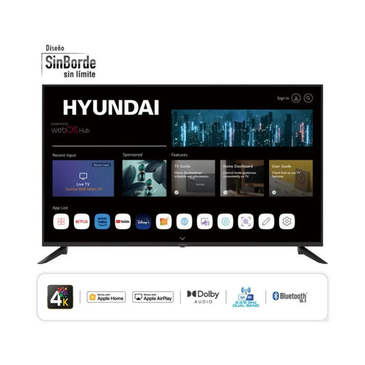 Televisor Hyundai 50" HYLED5022W4KM LED 4K UHD webOS