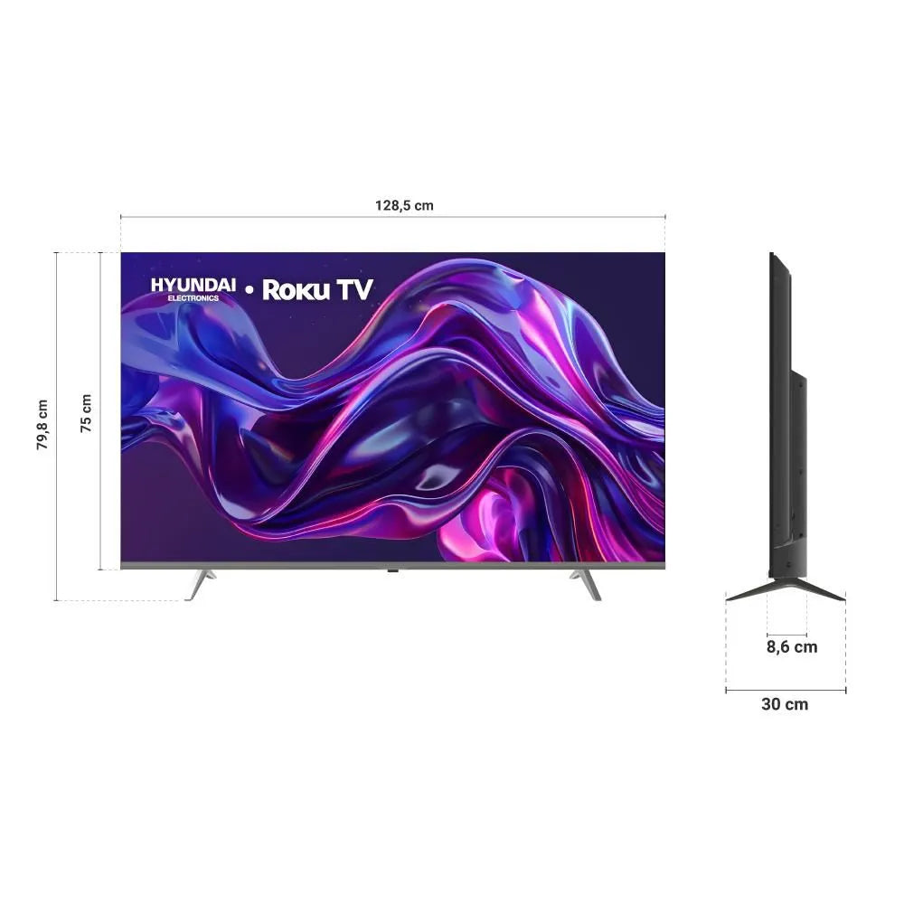 Televisor Hyundai 58" Hyled5811r4km Smart Tv Roku