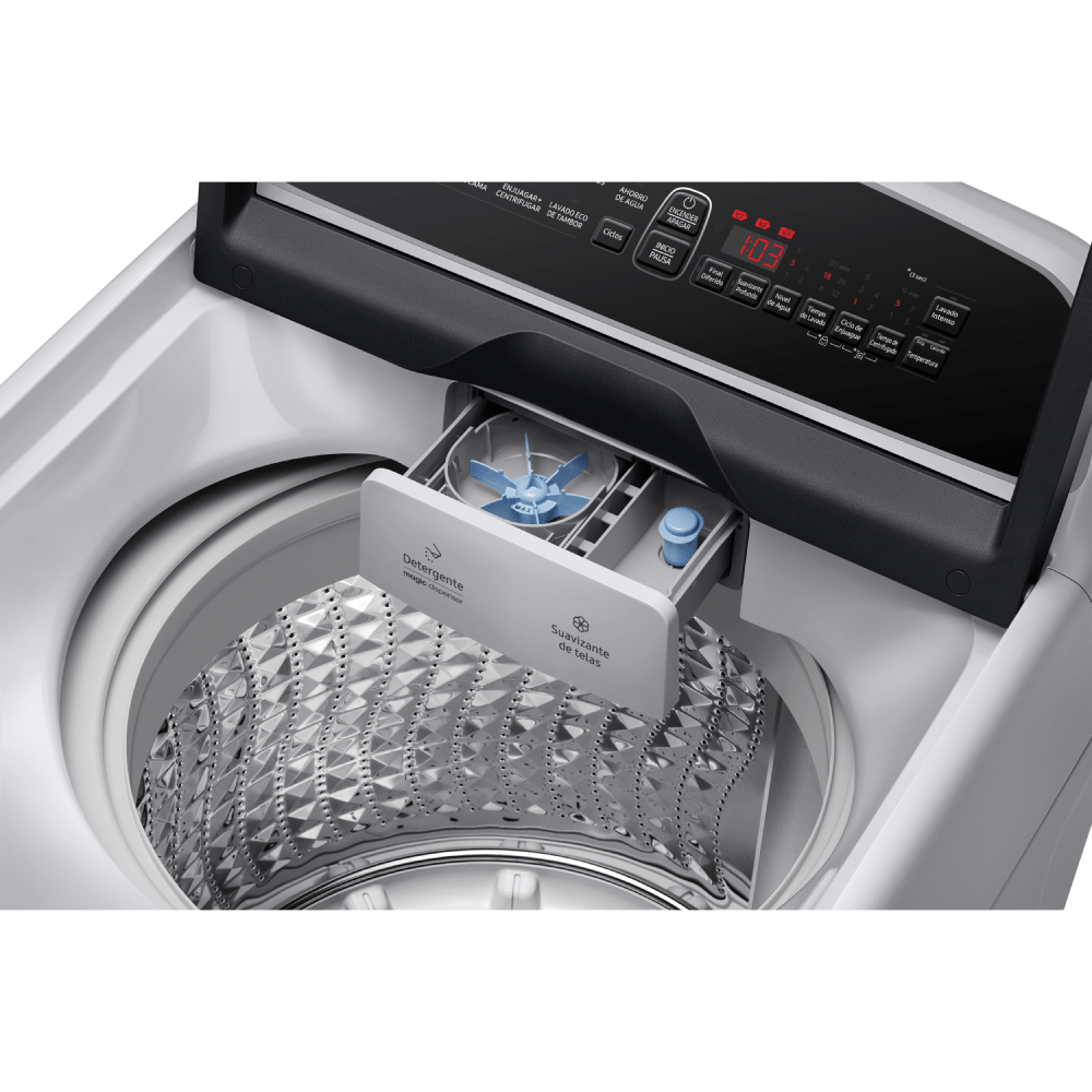 Lavadora Samsung 37 libras gris
