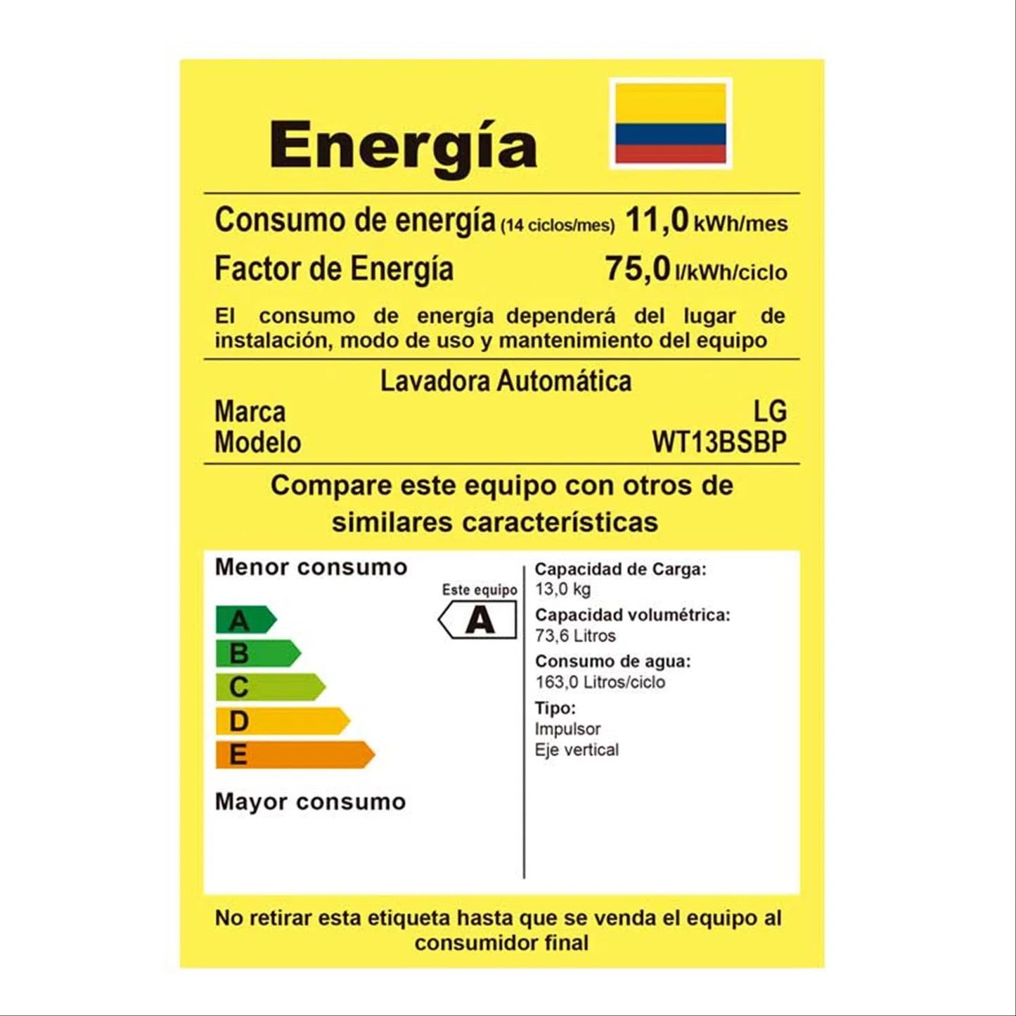 Lavadora Lg 29 Libras Negra